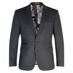 AU NOIR Mens 42R Sport Sophisticated Jacket Modern Blazer Patterned Lining